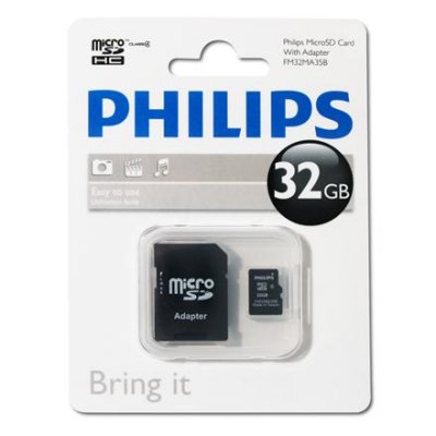Philips Phmsd32a Microsdhc 32gb Cadaptador Clase4